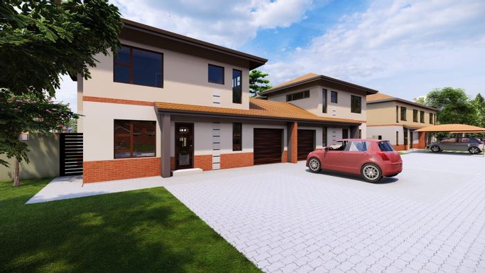 For Sale: Townhouse in Waterval East, 3 beds, open-plan living, garage, patio.