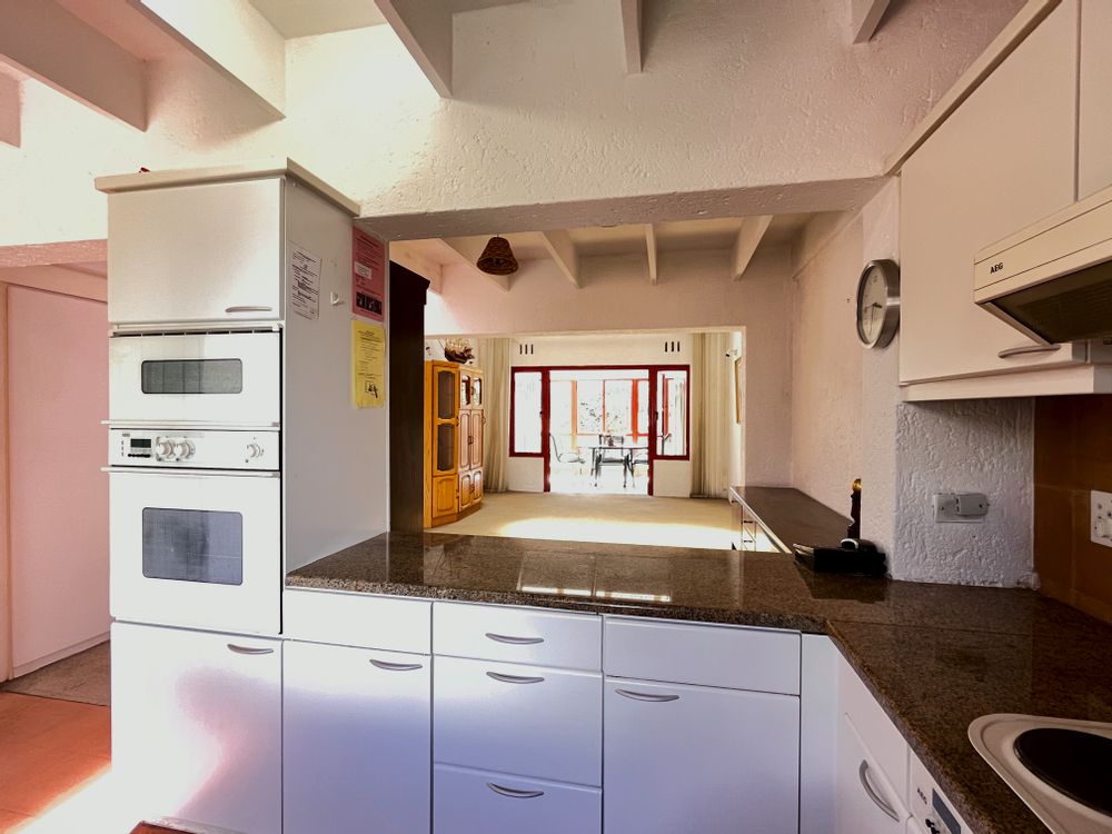 Kitchen through to dining room