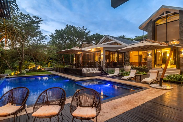 Simbithi Eco Estate House For Sale: 6 bedrooms, off-grid living, pool, and garden.