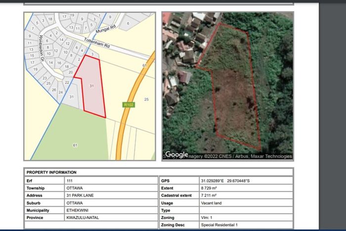 Vacant Land Residential For Sale in Ottawa: Prime location with investment potential.