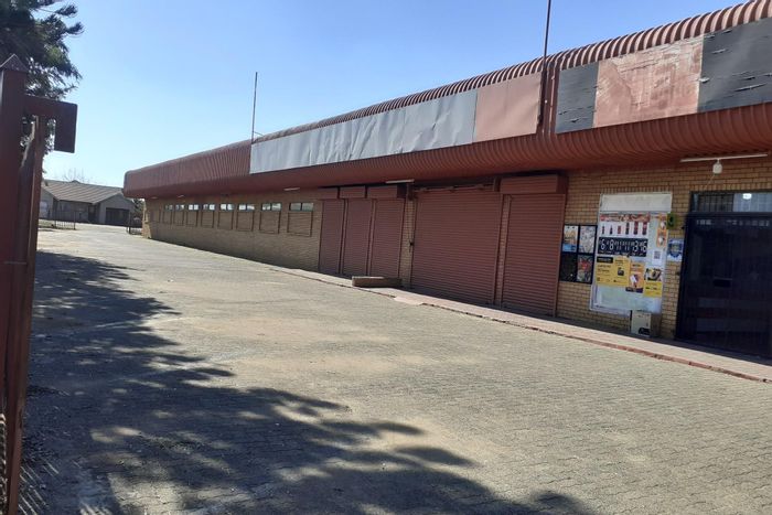 Retail property for sale in Mogwase Central with ample parking and storage facilities.