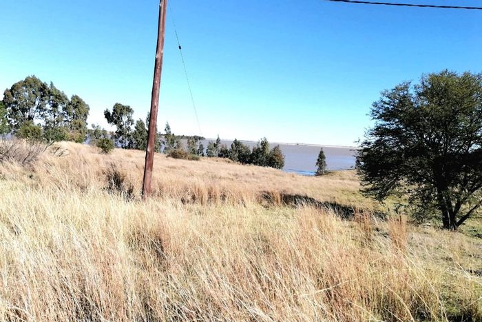 For Sale: Vacant Land Residential in Oranjeville Central with dam view and water connection.