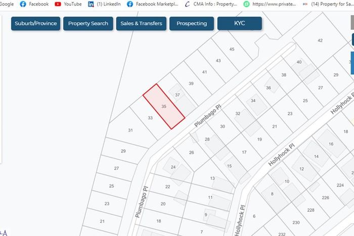 Vacant Land Residential in Welbedacht - 360 sqm for your dream home. For Sale.