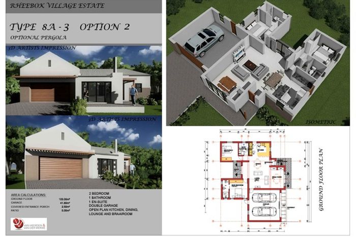 Customizable homes with secure estate living and nature trails in Reebok, For Sale.