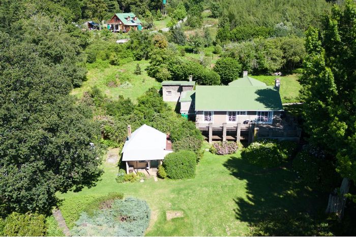 For Sale: House in Hogsback Central with garden, gallery, studio, and rock pool.