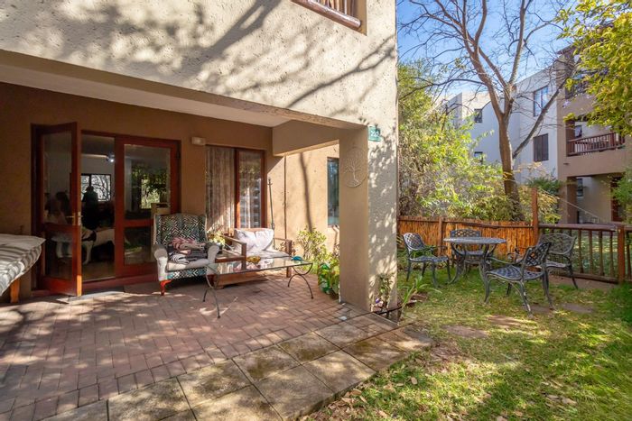 Townhouse For Sale in Jukskei Park with private garden and community amenities.