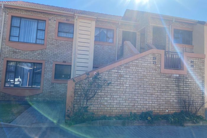 Vaalpark Apartment For Sale: 2 Bedrooms, balcony, built-in braai, 24/7 security.