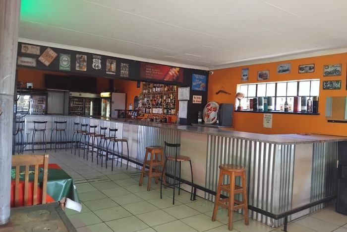 Retail opportunity in Deneysville Central: established pub, liquor license, outdoor space. For Sale!