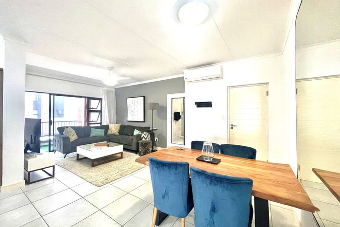 Ballito Central Apartment To Rent: 3 beds, patio, gym, pool, and more amenities.