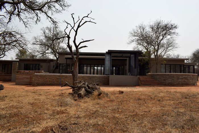 For Sale: House in Leadwood Big Game Estate with pool, boma, and wine cellar.