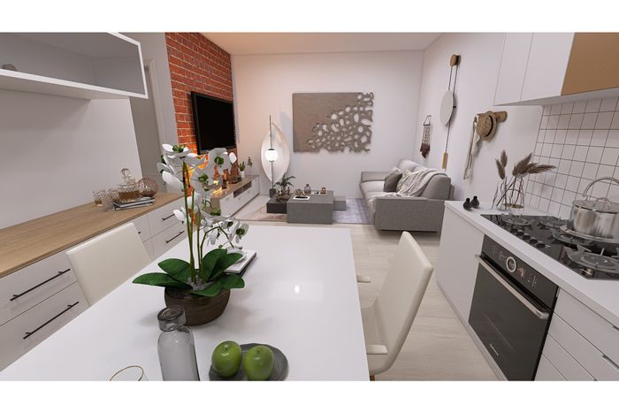 For Sale: 1-Bedroom Apartment in Esterville with Balcony, Lift, and Parking.