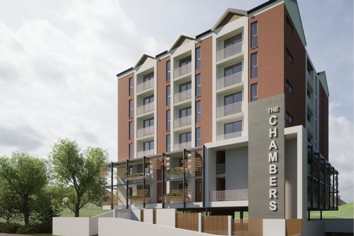 For Sale: 1-Bedroom Apartment in Esterville with Balcony, Parking, and Security.