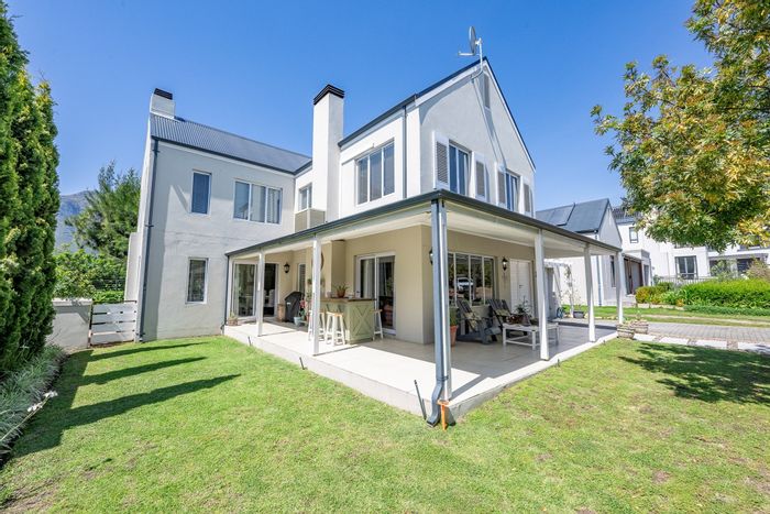 For Sale: House in Aan De Weber Estate with open-plan living, patio, and security.