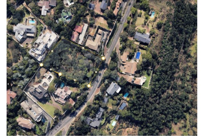 Vacant Land Residential For Sale in Waterkloof Ridge with approved plans for five homes.