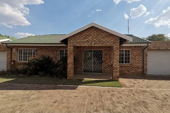 For Sale: Townhouse in Bela Bela Central with 2 bedrooms, garage, and garden.