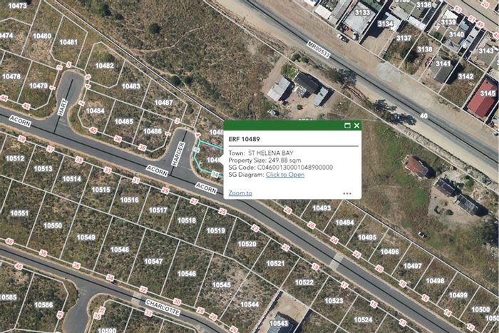 Vacant Land for Sale in St Helena Views with Ocean and Hill Views