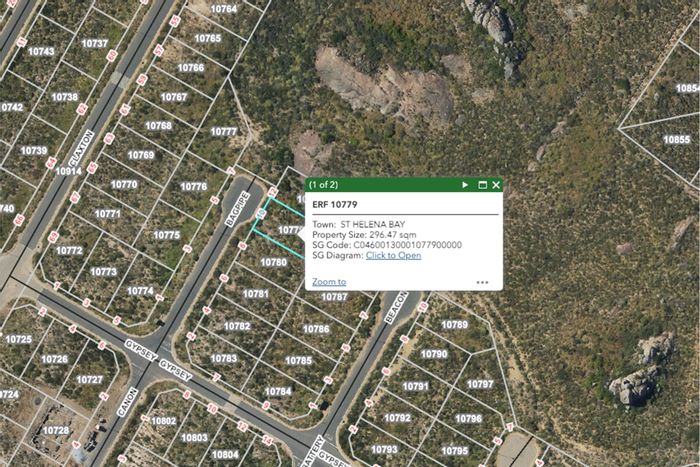 Vacant Land for Sale in St Helena Views with Ocean and Hill Views.