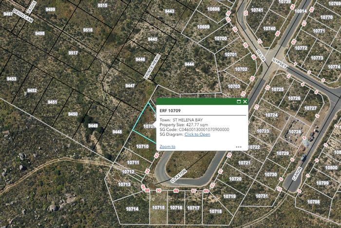 Vacant Land for Sale in St Helena Views with Ocean and Hill Views