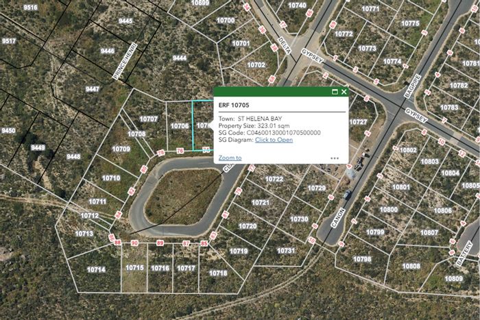 Vacant Land for Sale in St Helena Views with Ocean and Hill Views.