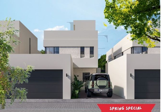 For Sale: Customizable Cluster Homes in Bryanston East with Roof Terraces and Security.