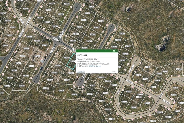 Vacant Land for Sale in St Helena Views with Ocean Views and Flexible Building Options.