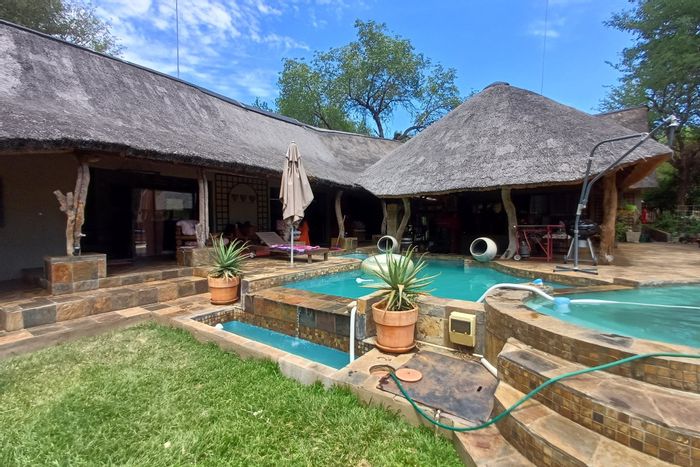 House for Sale in Marloth Park Central: 3 beds, pool, entertainment area, large lot.