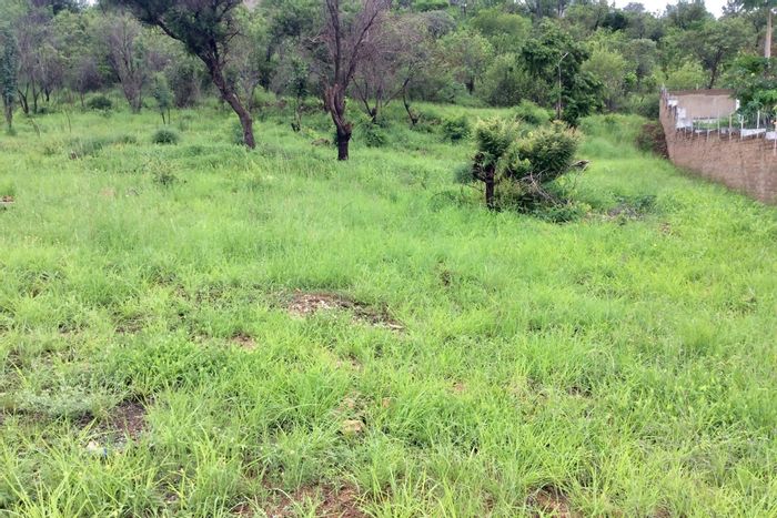 Vacant Land Residential in Mogwase Central For Sale, 1022 m² with mountain views.