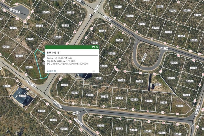 Vacant Land for Sale in St Helena Views: 528 sqm, ocean views, flexible building options.