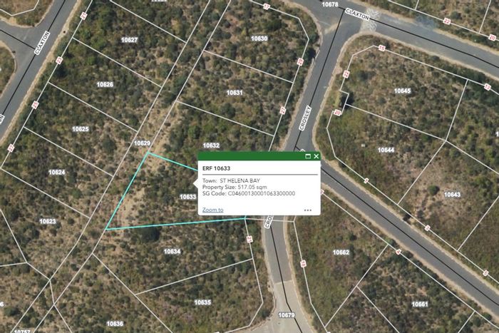 Vacant Land for Sale in St Helena Views with Ocean and Hill Views.