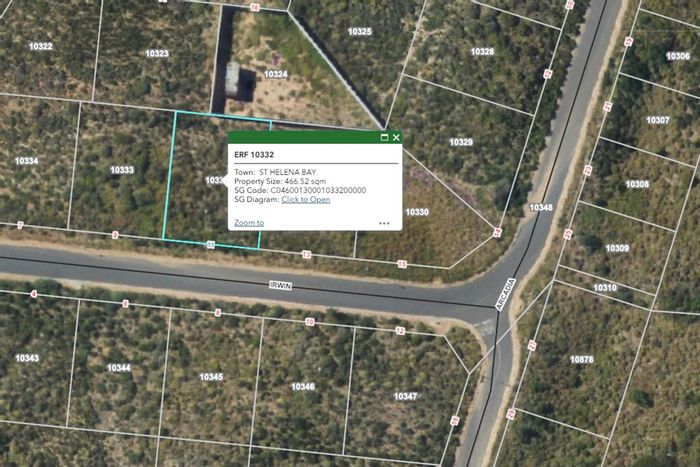 Vacant Land for Sale in St Helena Views with Ocean and Hill Views.