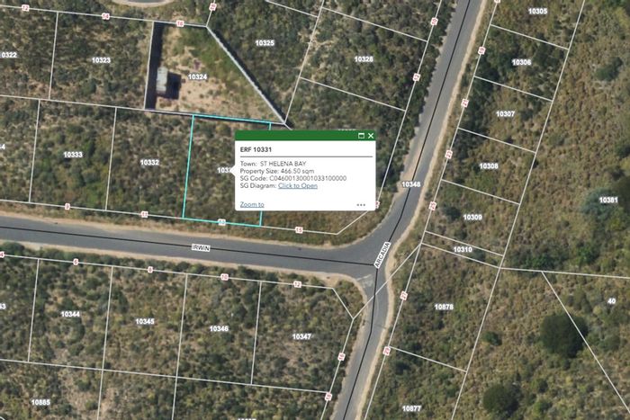 Vacant Land for Sale in St Helena Views with Ocean and Hill Views.