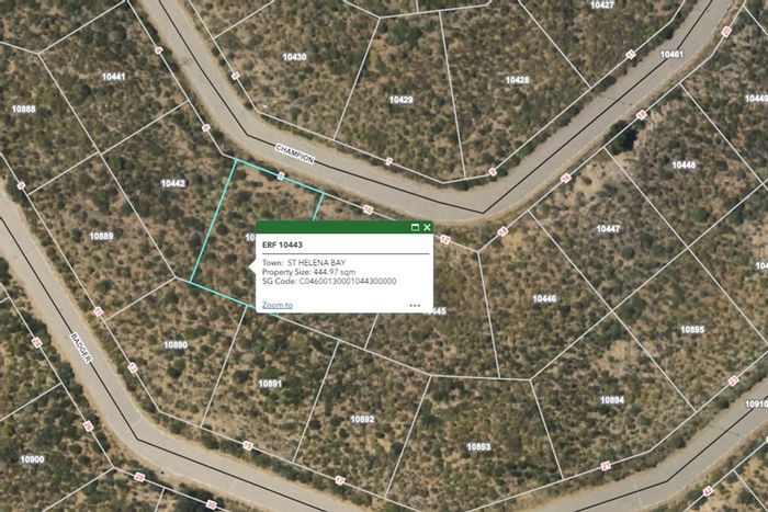 Vacant Land for Sale in St Helena Views with Ocean and Hill Views