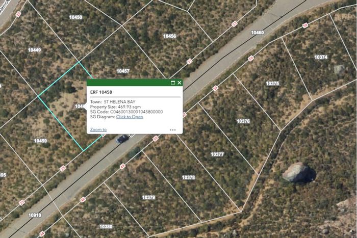 Vacant Land for Sale in St Helena Views with Ocean and Hill Views.