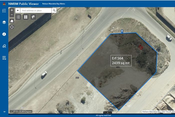 Vacant Land Residential For Sale in Markman Industrial, 2439m², zoned Ind 2.