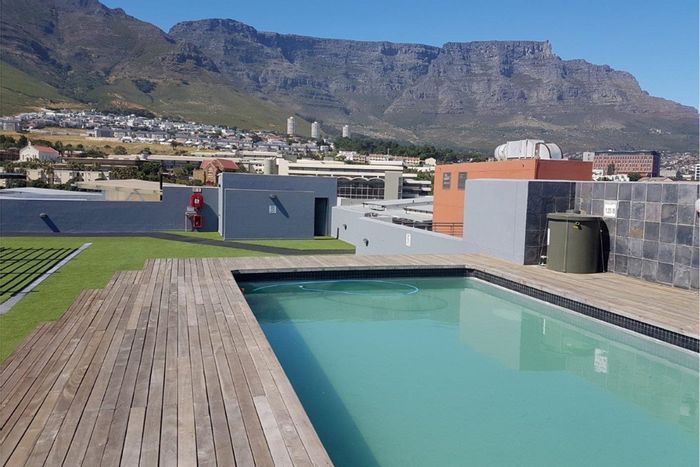 For Sale: Apartment in Zonnebloem with rooftop pool, gym, and secure parking.