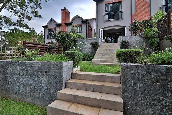 Bryanston Townhouse For Sale: 2 beds, garden, pool, security, and parking.