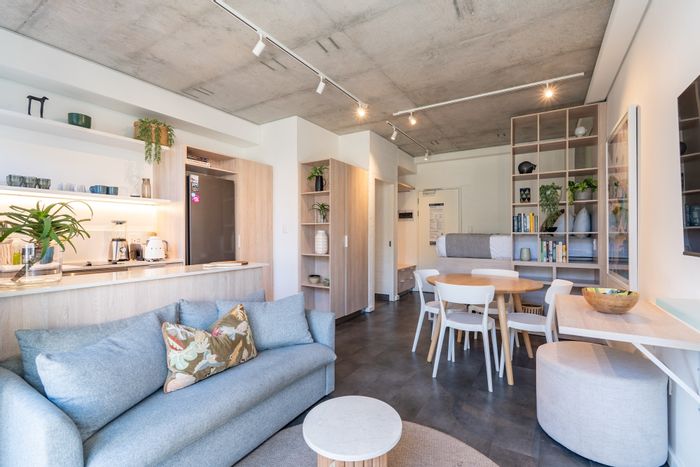 Airbnb-ready apartment for sale in Sea Point, steps from the ocean.
