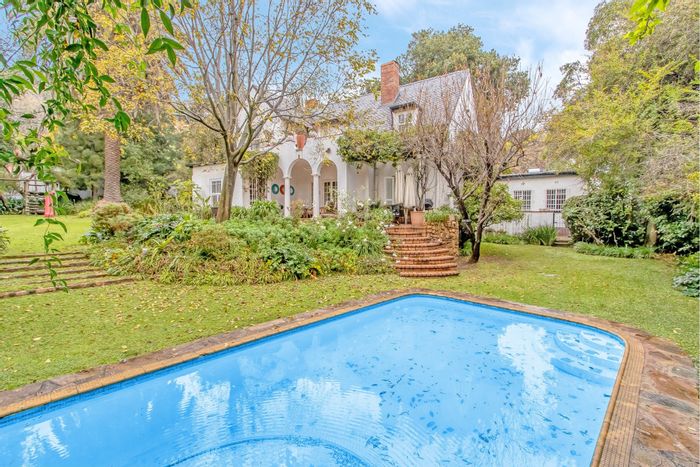 For Sale: House in Parkview with garden, pool, flatlet, and security features.