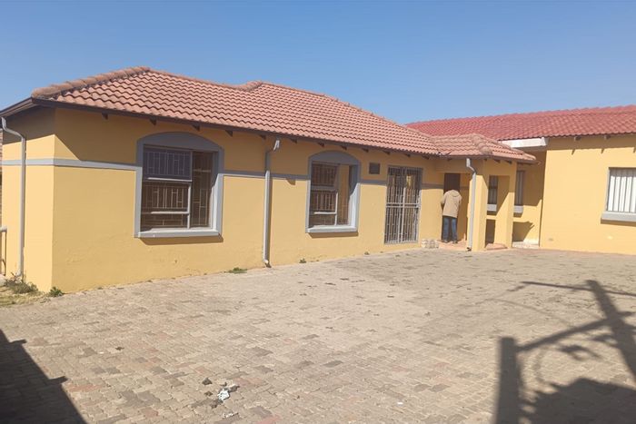 To Rent: House in Cosmo City with 3 bedrooms, large yard, and parking.