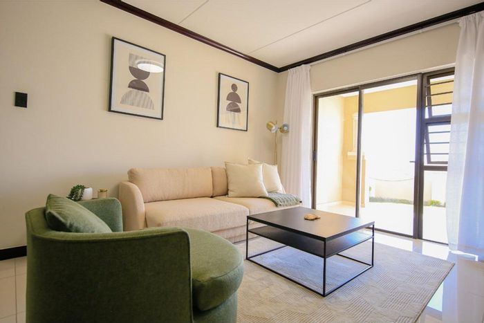1-Bedroom Apartment in Blue Hills To Rent, with pool, garden, and secure parking.