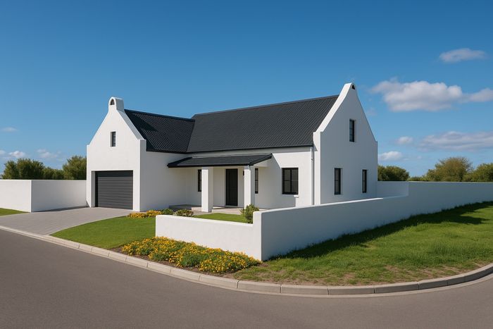 Laaiplek House For Sale: Includes drafted plans, 3 bedrooms, double garage.