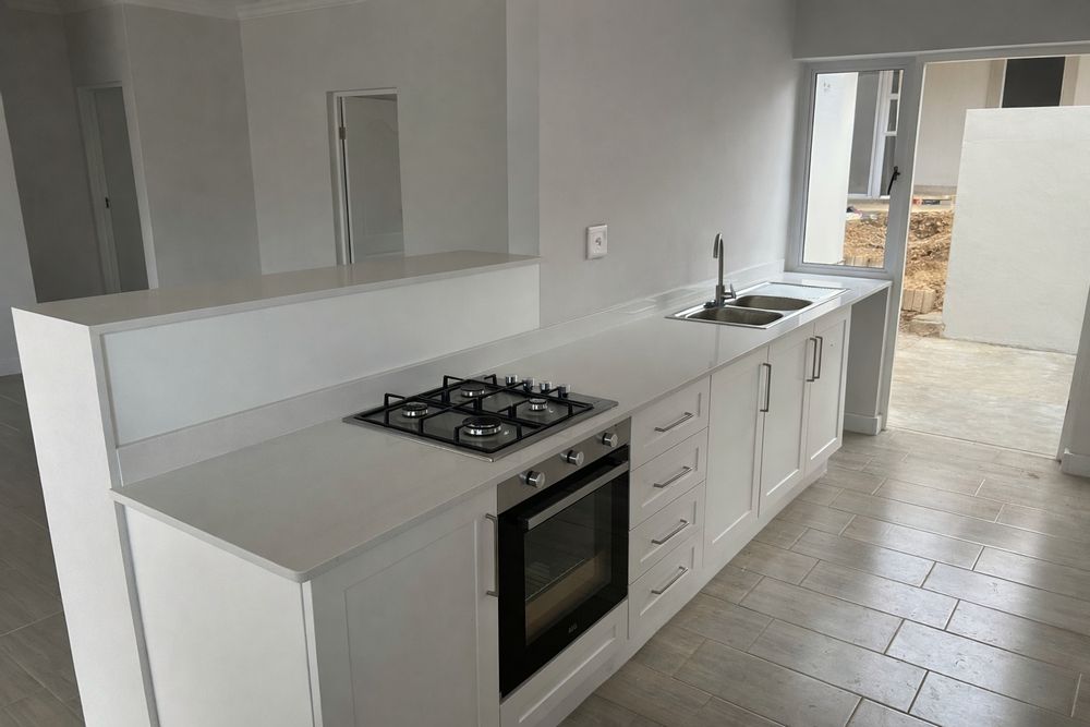 New gas hob and electric under counter oven