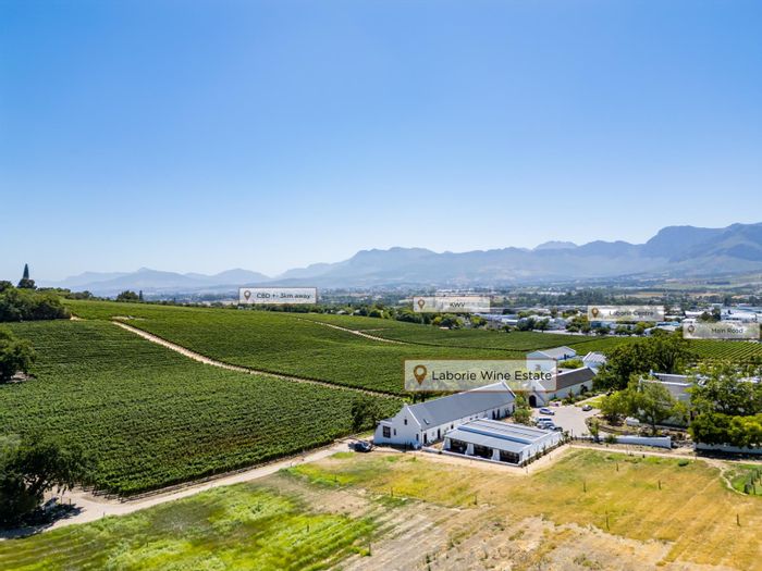 Vacant Land Residential in Paarl South for Sale - 1524 m² with mountain views.