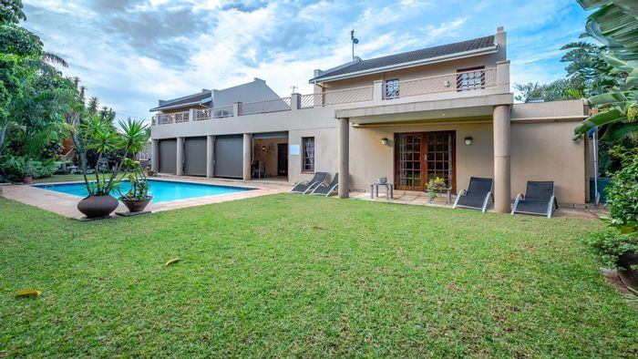 Durban North House For Sale: Ideal B&B with 10 bedrooms, pool, and office.