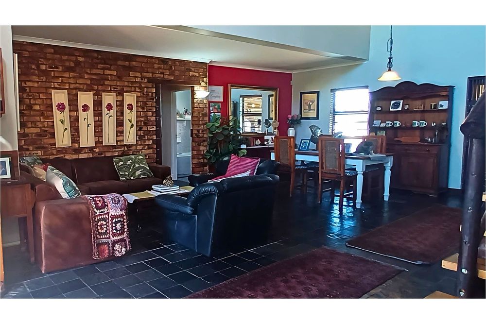 Downstairs lounge and dining room