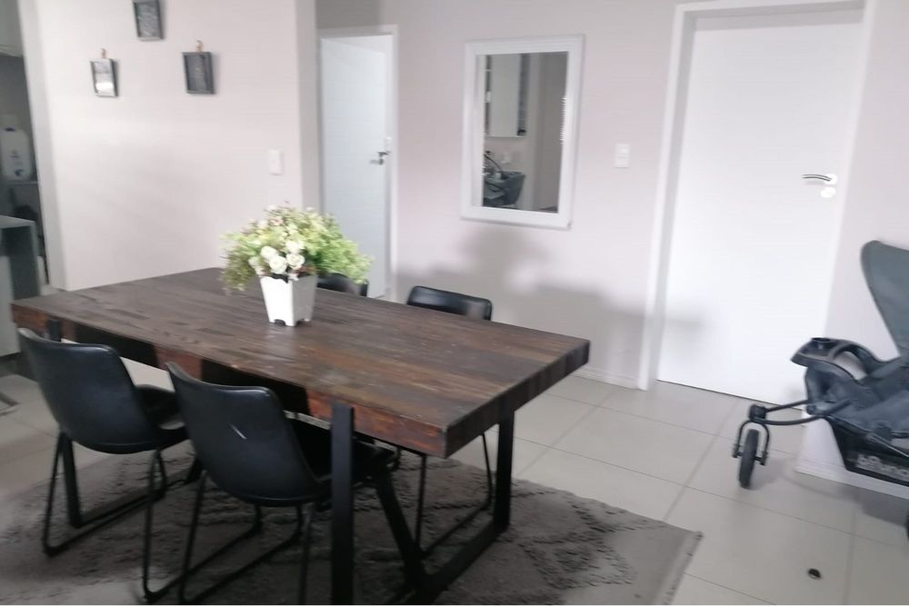 Spacious dining room area