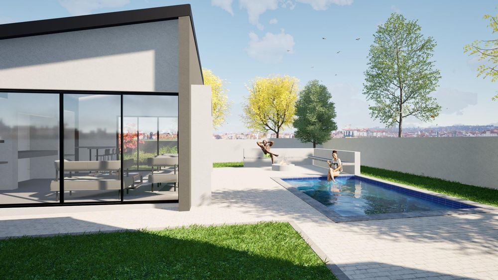 Side view & poolside