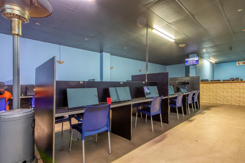 Sports bar shop inside