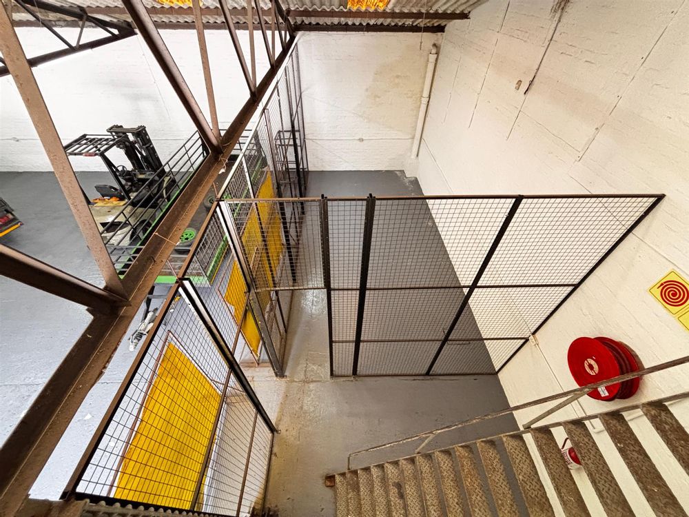 View of the Loft stairs from above