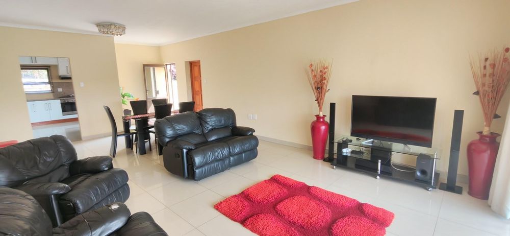 View of open-plan living room